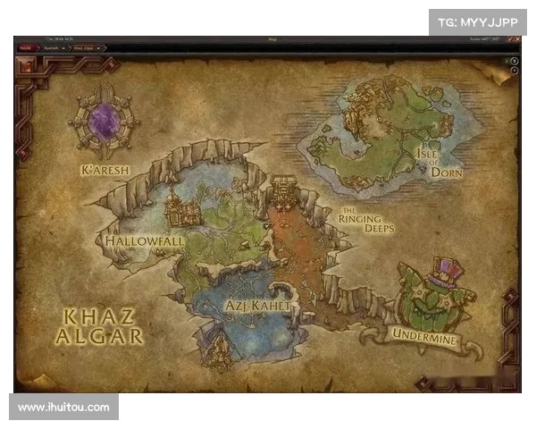 魔兽世界区域地图揭秘：探索未知领域的开启之门